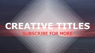 Vegas Pro Template Creative Titles Pack