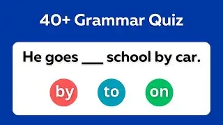Grammar Quiz । Grammar Test ।  English Grammar । Test  English Grammar Level | Question and Answer