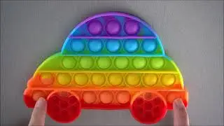 Giant Pop it, DIY Rainbow Car Pop it Fidget Collection