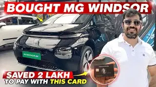 Purchased MG Windsor EV | Saved 2 lakh to pay with this card | Launching 2 DD Studios back-to-back😍