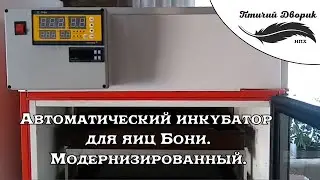 Автоматический инкубатор для яиц Бони. Модернизированный.