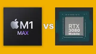 M1 Max MacBook Pro 32 Core GPU VS RTX 3080 Mobile GPU - How Fast Is The M1 Max GPU? It's Scary Fast