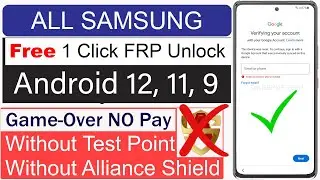 [Game Over Free] 1 Click FRP Tool 2023 | All Samsung FRP Google Account Bypass With UnlockTool - EFT