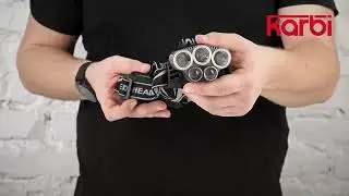 Мощный налобный фонарь с 5-ю лампами