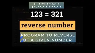 Reverse number in python very simple logic for beginners.