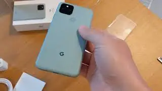 Pixel 5 One Hand Unboxing (no commentary)
