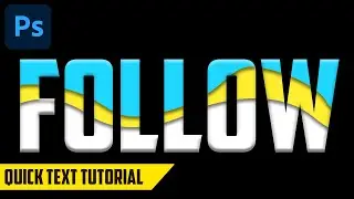 Quick Text Tutorial in Photoshop