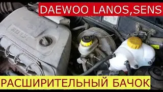 замена расширительного бачка DAEWOO ZAZ LANOS , SENS