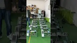 Hair strands, hair extension rotating machine