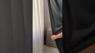 Как КРАСИВО УКОРОТИТЬ ШТОРУ не снимая её👍 