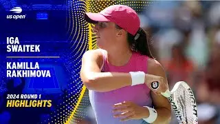 Iga Swiatek vs. Kamilla Rakhimova Highlights | 2024 US Open Round 1