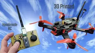 Drone Making with Handmade Remote Control. DIY FPV Drone. #fpvdrone #dronevideo