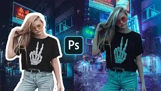 How to Make Cyberpunk Photo Manipulation Effect In Photoshop