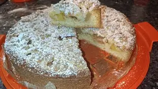 Яблочный пирог 🍏🫓 Apfelkuchen mit Streusel.