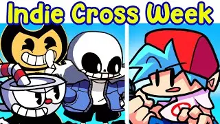 Friday Night Funkin' VS Indie Cross (Cuphead, Sans, Bendy) (FNF Mod/HARD)