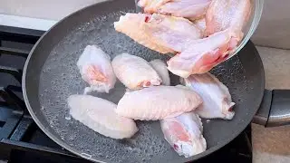 THROW THE CHICKEN WINGS INTO BOILING WATER! You have not seen such cooking yet! THE ARMENIAN COOK...