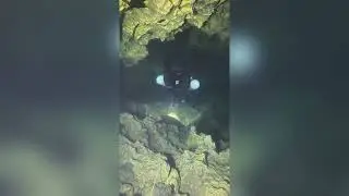 💦Scuba with the DF90 diving flashlight, cave exploring!!! 💯