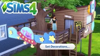 How To Decorate The Treehouse (Growing Together Guide) - The Sims 4