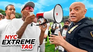 I Hosted A Manhunt In Central Park With Fanum *COPS CAME*
