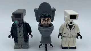 Skibidi Toilet LEGO | Plungerman | Scientist Cameraman | Unofficial LEGO Minifigures