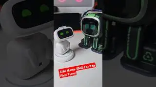 Introducing Emo Robot to Aibi Robot 🤖 #Shorts