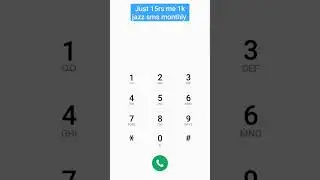 Jazz monthly sms package just 15rs me #jazz #sms