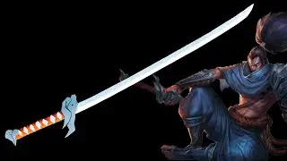 Paper Ninja Sword || Yasuo 's Sword || How to make Paper Ninja Sword Step by step