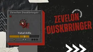 [TIBIA] BOSS RARO - ZEVELON DUSKBRINGER  - 5 KILLS - 100 PTS
