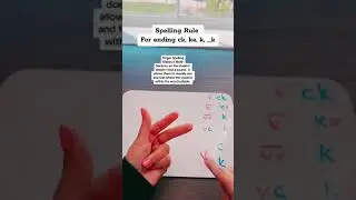 Spelling Rule ending ck, ke, k, _k | Ortongillingham Approach | Finger Flow Phonics #phonics