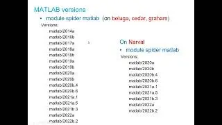 Running MATLAB on Alliance's Clusters