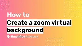 How to create a zoom virtual background