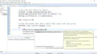 Remove an Element from an Array in Java