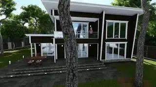 дом из клееного бруса