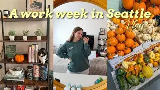 Week in my life living in Seattle☔️ | busy work week, trader joes fall haul, & getting out of a rut