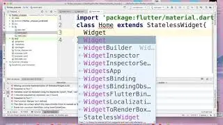 Flutter Tutorial - Using other classes for make Home Page - Hello World