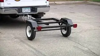 Ironton Utility Trailer with 40in. x 48in. Bed - 1060-Lb. Capacity