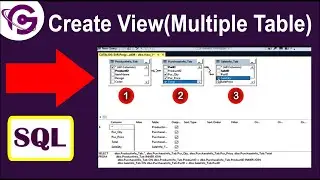 Create View SQL with Multiple Tables | SUM in SQL