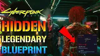 Cyberpunk 2077: Amazing Legendary CHAO Automatic Pistol! Hidden Blueprint (Guide & Location)