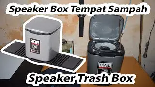 Modif Box Speaker Dari Tempat Sampah Mobil || Making Speaker Box With Car Trash Box