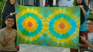 Cara Membuat Batik Jumputan / Batik Ikat / Batik Celup (Tutorial)