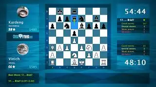 Chess Game Analysis: Vinich - Kardeng, 1-0 (By ChessFriends.com)