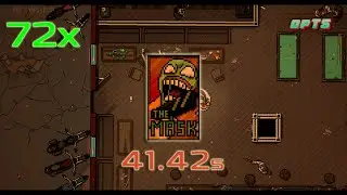 Hotline Miami 2 Mayhem(The Mask) 72x Full Combo in 41.42s (Segmented Speedrun, Level editor)