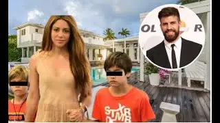 Piqué cambió a sus hijos por su mansión desalojan a Shakira de Barcelona