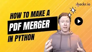 Build a PDF Merger App in Python | Full Tutorial with Dr. Johns