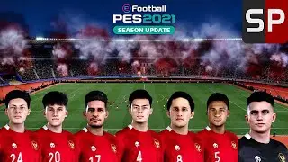 PES 2021 | SMOKEPATCH 21.4.5 | TIMNAS | GARUDA | INDONESIA | FACEPACK