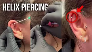 The most popular ear piercing | Helix piercing 