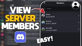 How to View the Members of Your Discord Server - Quick Tutorial