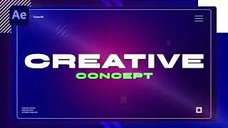 Ultra Modern Typographic Design + Text Animation Tutorial for After Effects