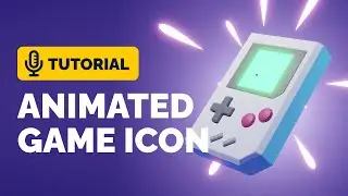 Blender 3.2 Animated Game Icon Tutorial | Polygon Runway