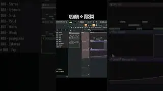 Как залочить дорожки в FL STUDIO  